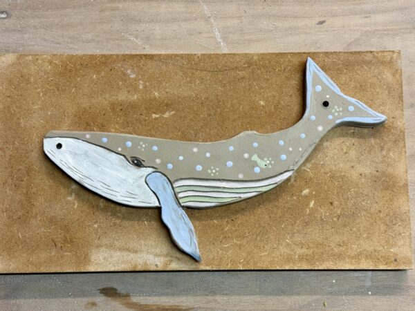 Peinture sur céramique - Ma baleine 🐋